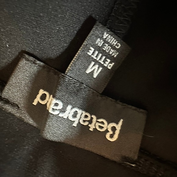 BETABRAND SKIRT WOMEN'S M PETITE BLACK WRAP MIDI - Picture 7 of 9